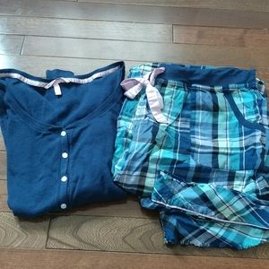 Victoria's secret long sleeve sleep set